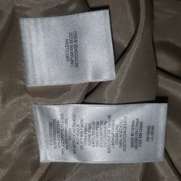 Jones New York Collection Lined Fray Fringe Long Sleeve Jacket Blazer - Picture 8 of 8